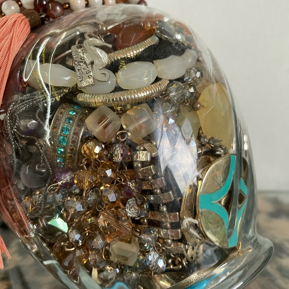 Total 3.11 Lb (Including glass Jar) Jewelry Scraps mixed pcs Mystery Lot 📿 - Picture 9 of 17